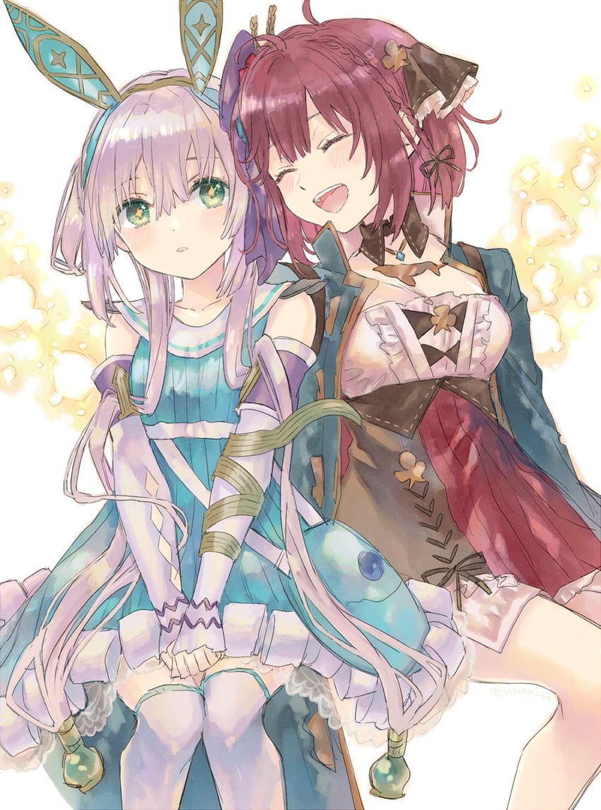 sophie neuenmuller and plachta (atelier and 1 more) drawn by hani_(udauda)