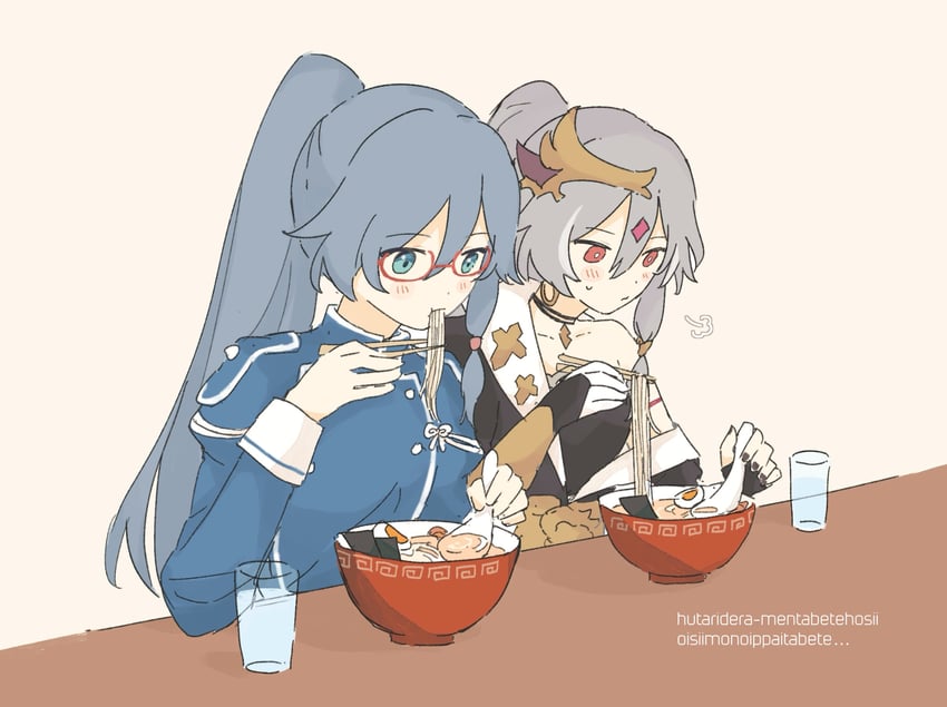 fu hua and herrscher of sentience (honkai and 1 more) drawn by tya_tya_3rd