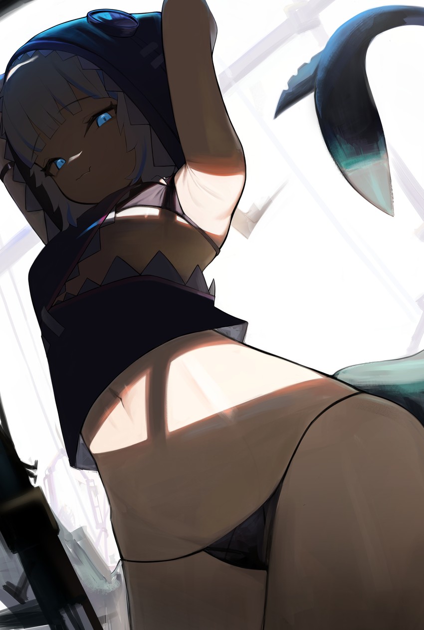 gawr gura (hololive and 1 more) drawn by tonki