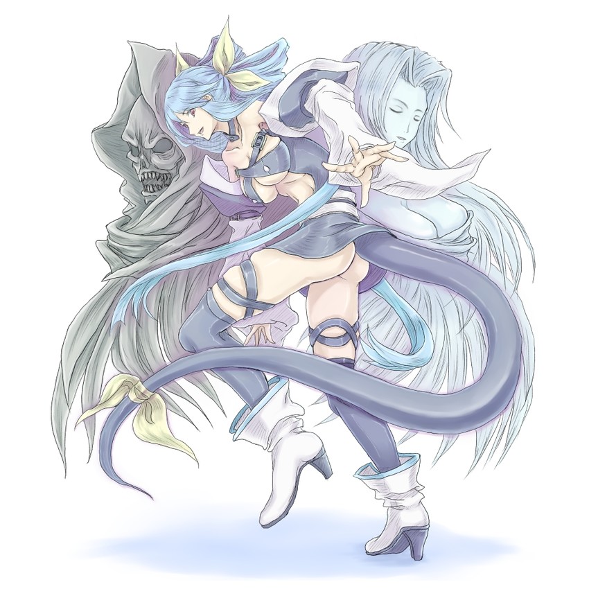 dizzy, necro, and undine (guilty gear) drawn by shouma_(bravespiritya)