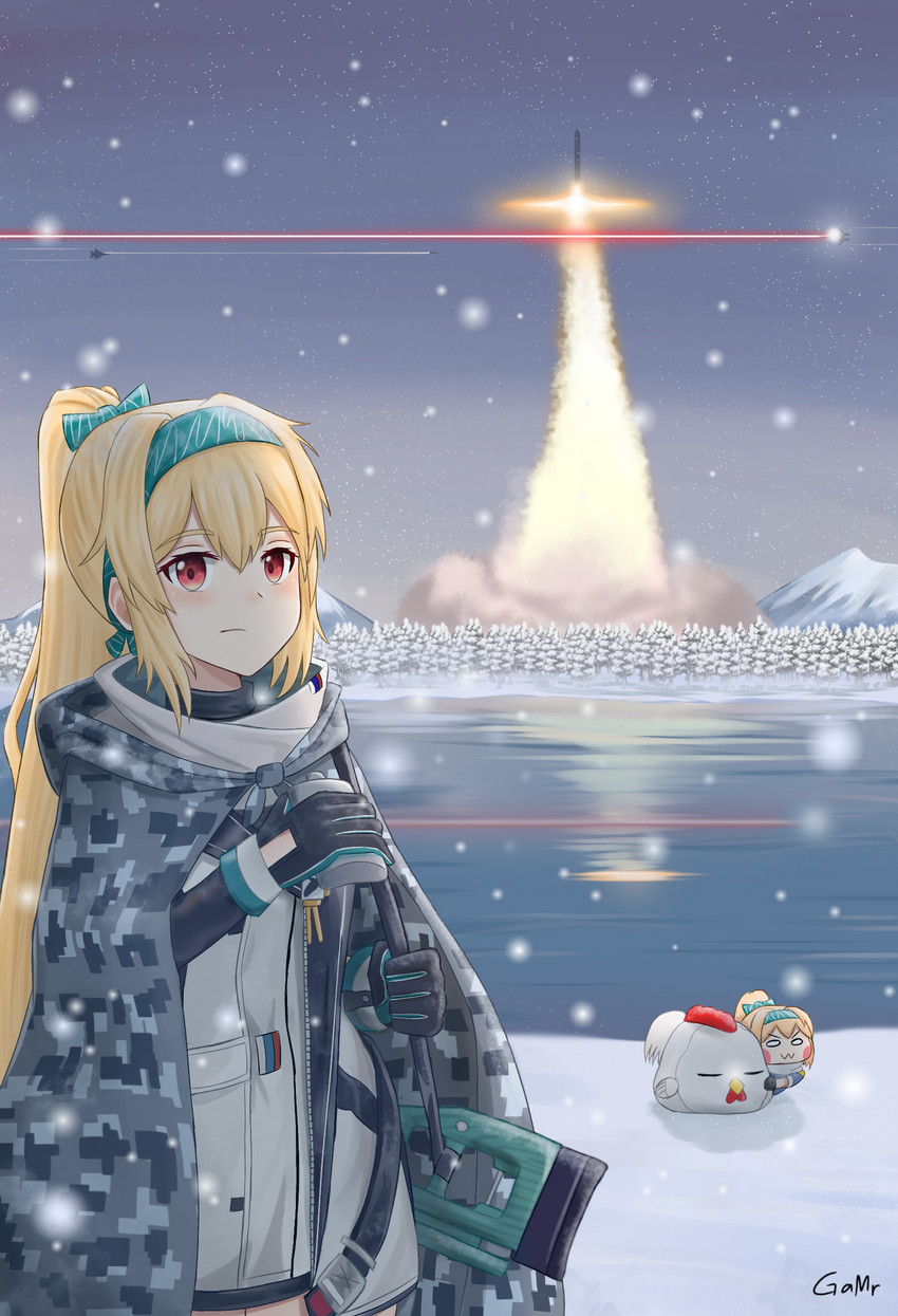 sv-98, larry foulke, and cipher (girls' frontline and 2 more) drawn by gamryous