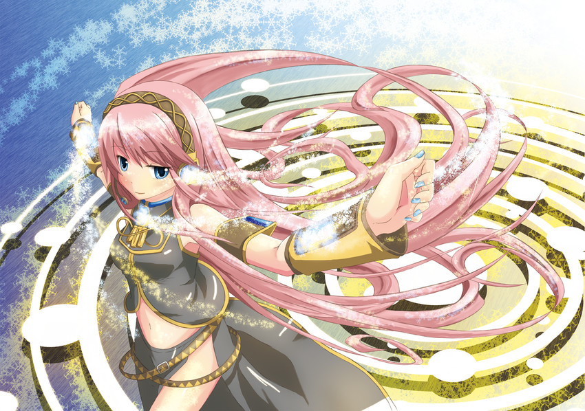 megurine luka (vocaloid and 1 more) drawn by nekobaka