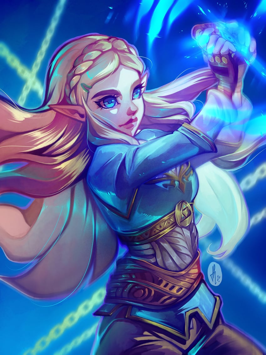 princess zelda (the legend of zelda and 2 more) drawn by tholia_bentz