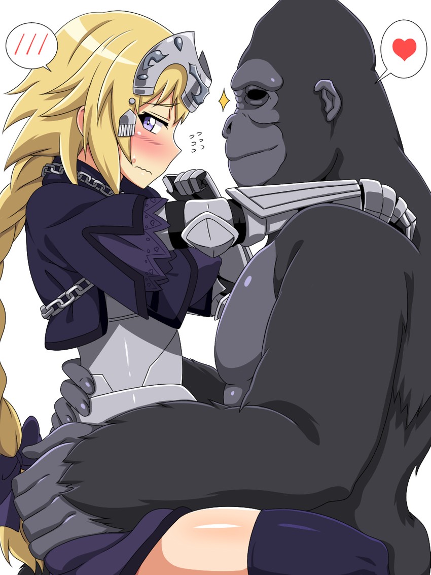 jeanne d'arc (fate and 1 more) drawn by kani_club
