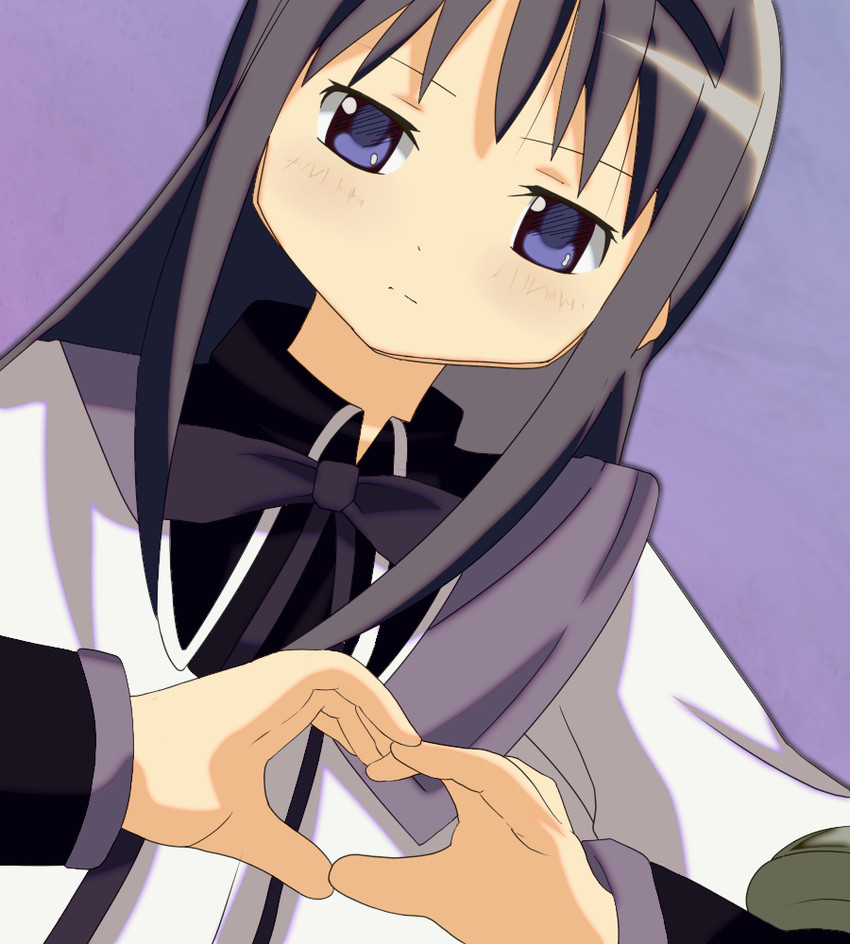 akemi homura (mahou shoujo madoka magica) drawn by li@_(rikku04)