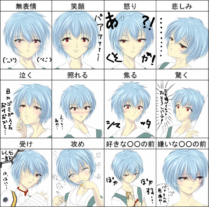 ayanami rei (neon genesis evangelion) drawn by itou_aruma_(shirimetsuretsu)