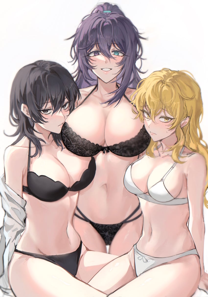 sinclair, yi sang, and hong lu (project moon and 1 more) drawn by mena9030