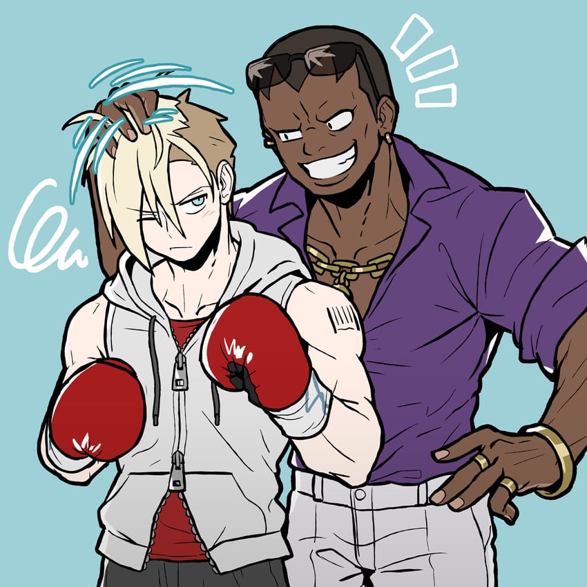 ed and balrog (street fighter and 1 more) drawn by sach56000