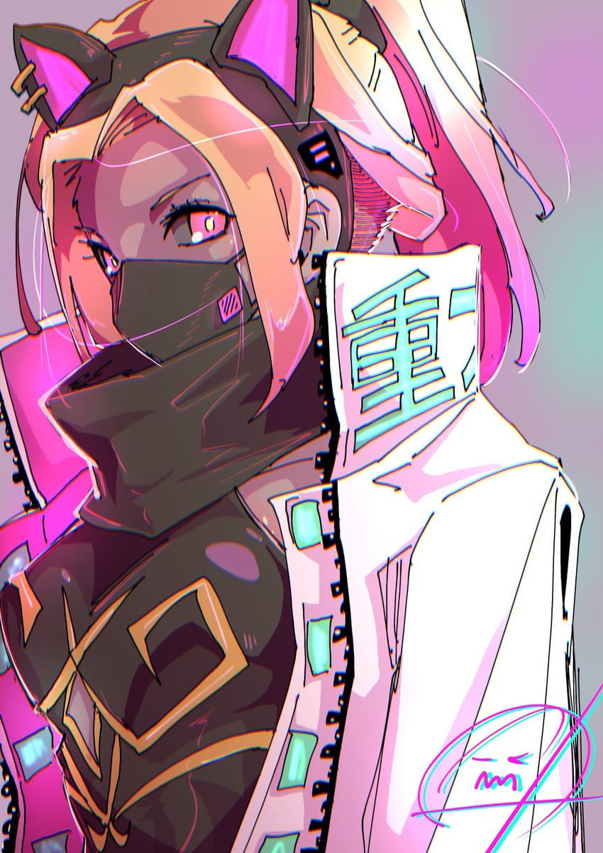 kitten (gravity daze and 1 more) drawn by pungter