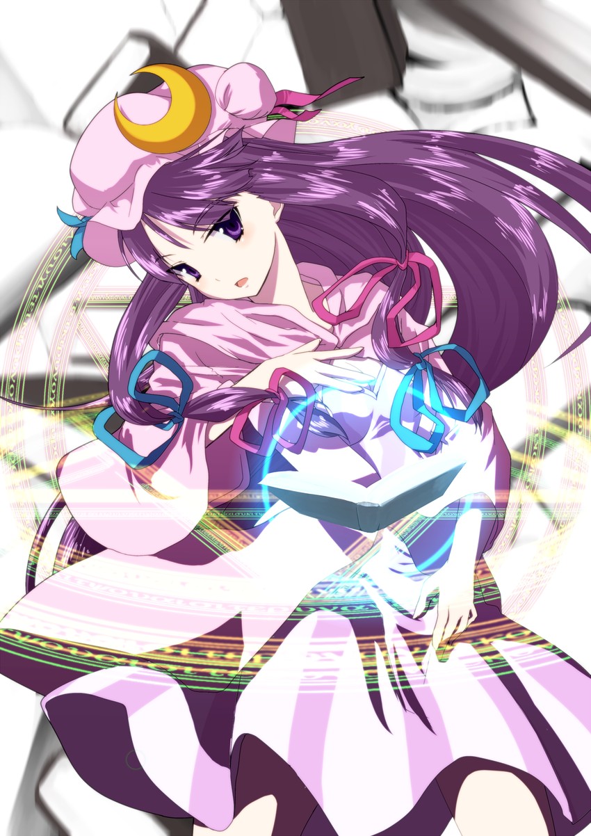 patchouli knowledge (touhou) drawn by irusu