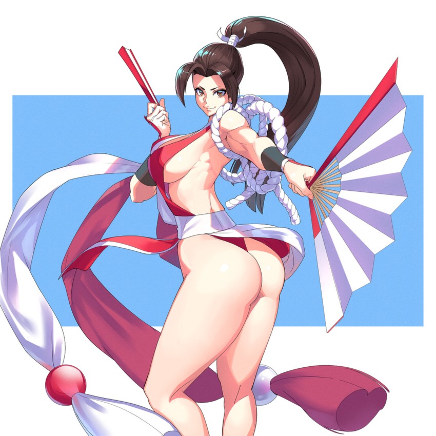 shiranui mai (the king of fighters and 2 more) drawn by ogami