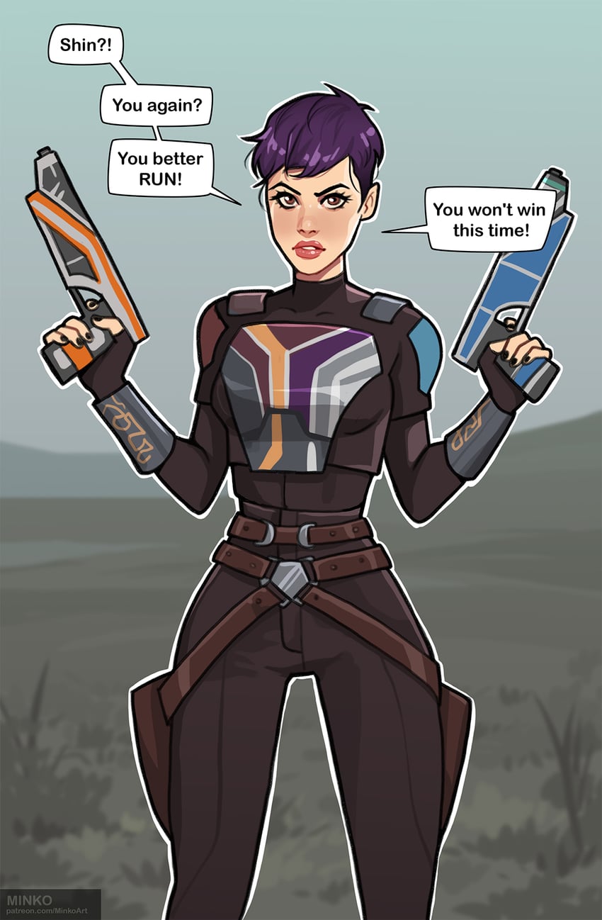 sabine wren (star wars and 1 more) drawn by olena_minko