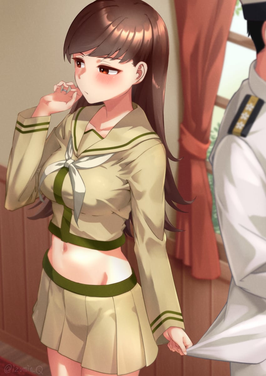 admiral, ooi, and ooi kai ni (kantai collection) drawn by izumikuma