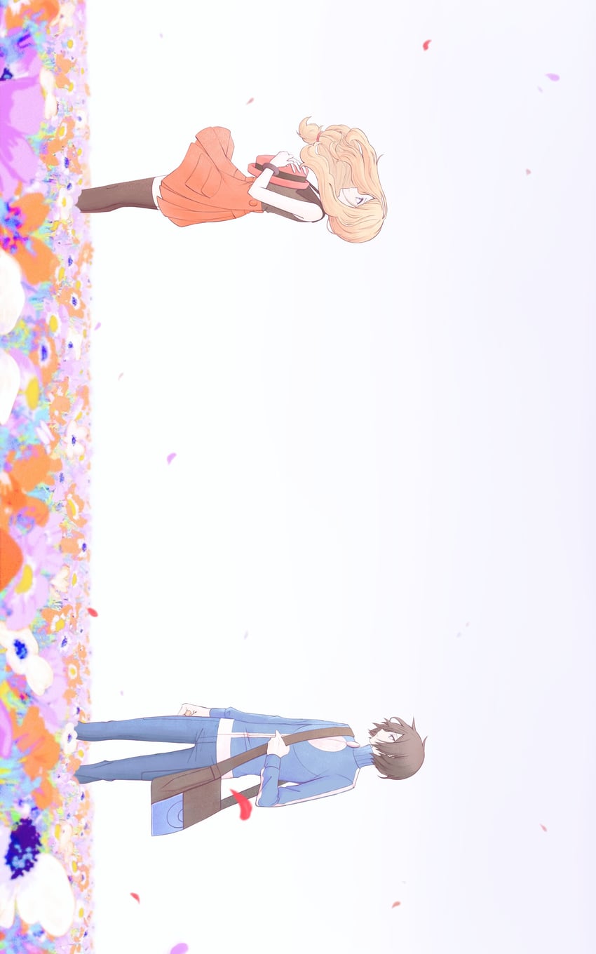 serena and calem (pokemon and 1 more) drawn by nasakixoc