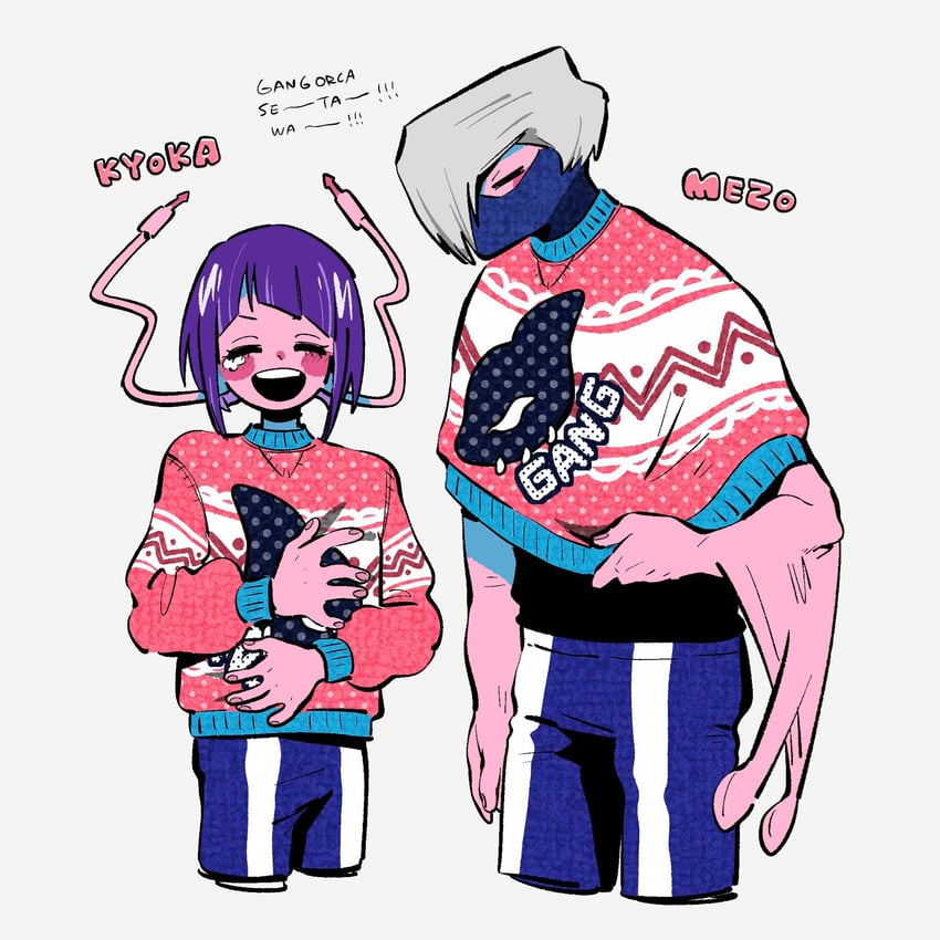 jiro kyoka, shoji mezo, and gang orca (boku no hero academia) drawn by anna_(aannnaa3)