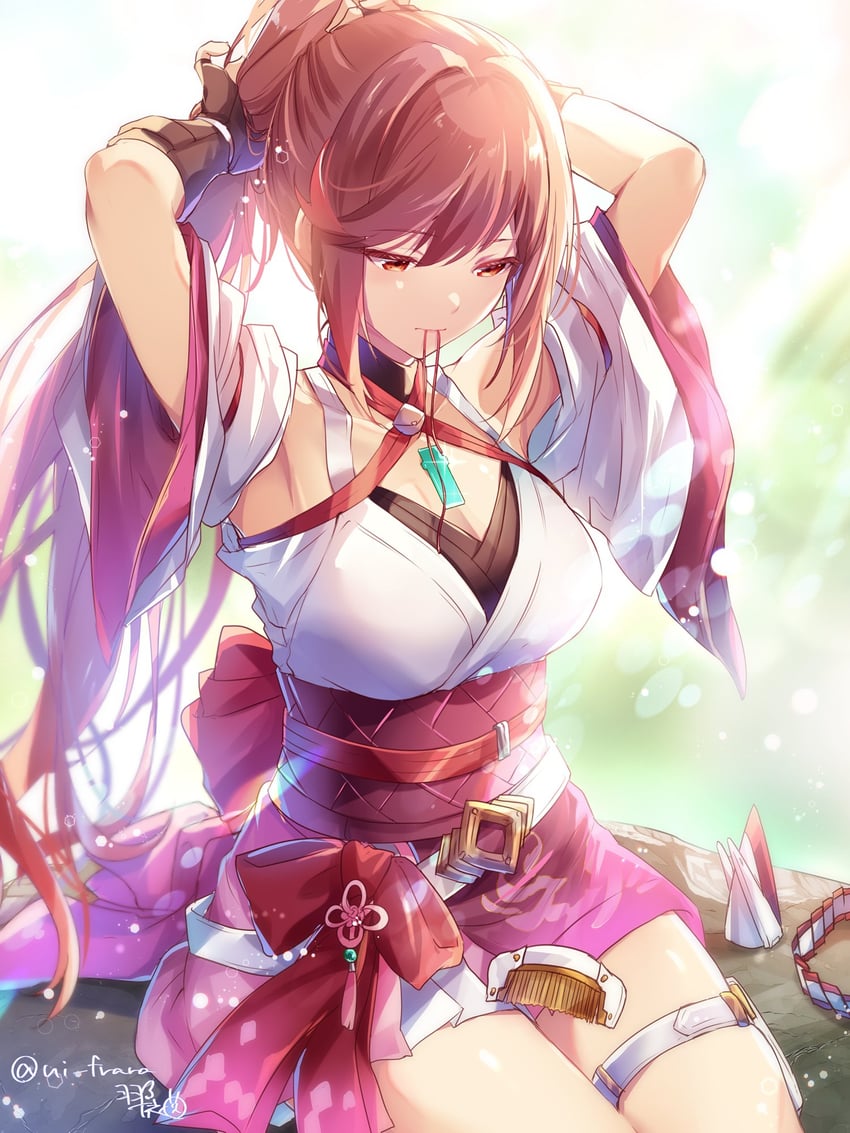 glimmer (xenoblade chronicles and 2 more) drawn by ui_frara