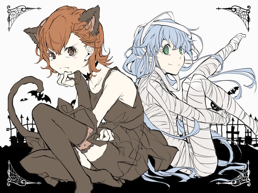 misaka mikoto and index (toaru majutsu no index) drawn by todouo