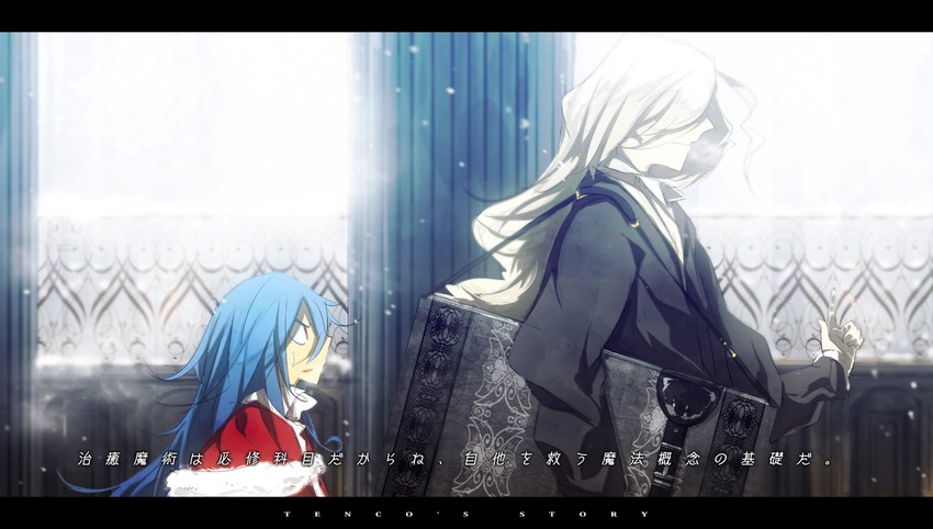 hinanawi tenshi (touhou and 1 more) drawn by siirakannu
