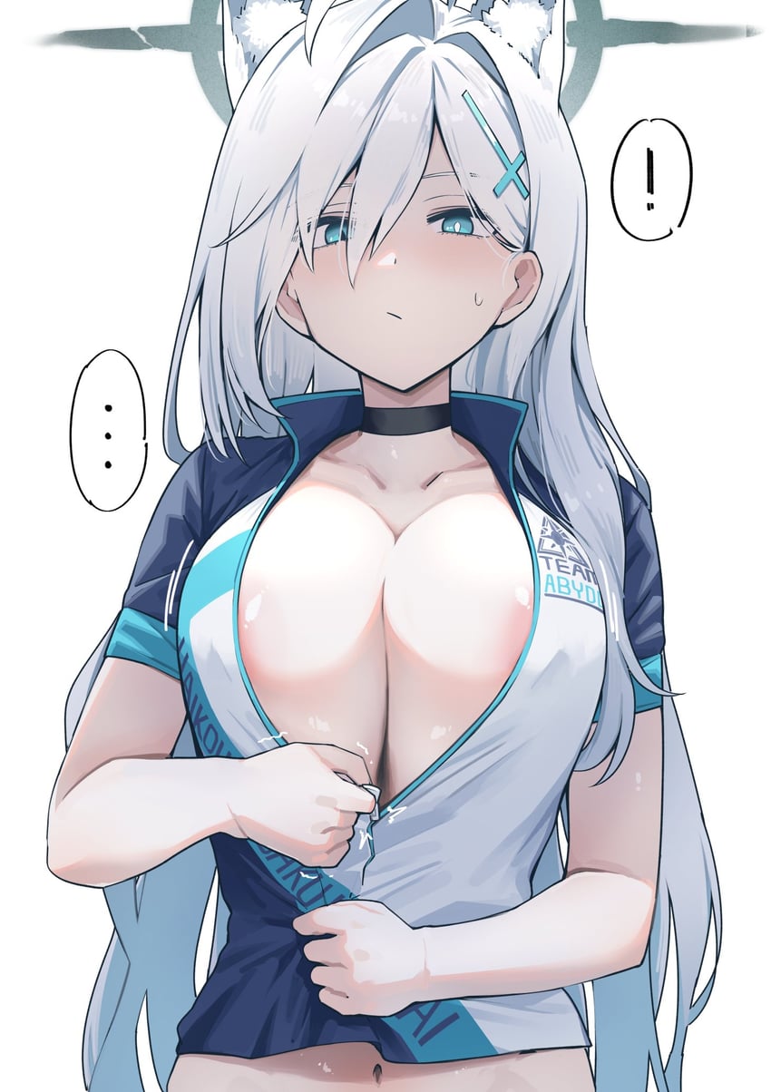 shiroko and shiroko terror (blue archive) drawn by nameco_(nameco_h)