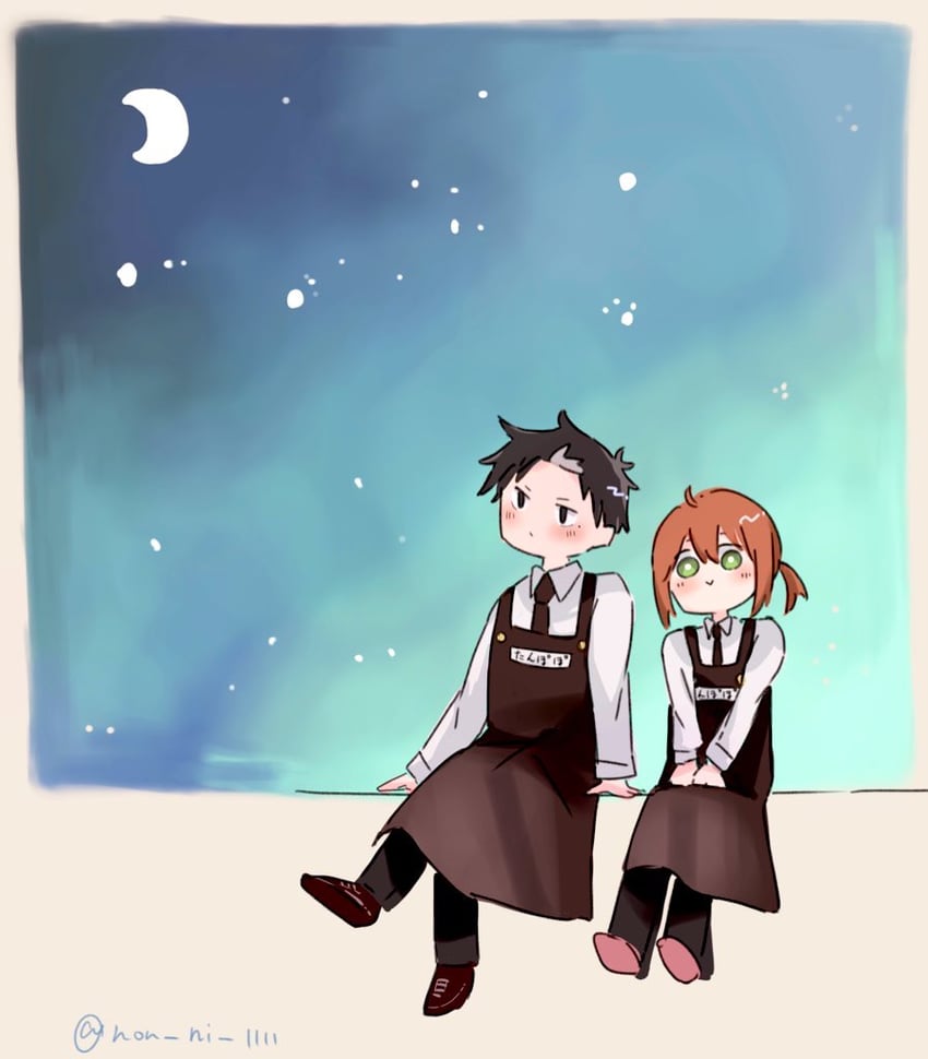 rita and doug (youchien wars) drawn by non_ni_1111