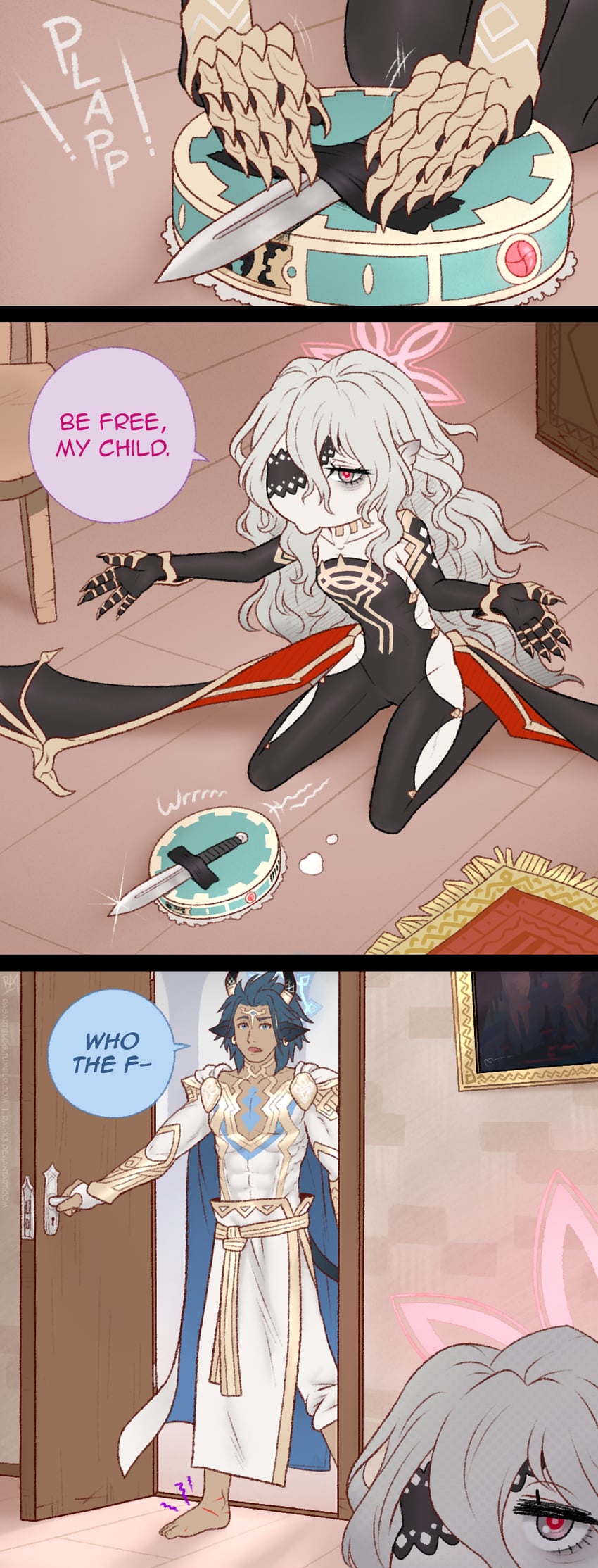 embla and askr (fire emblem and 1 more) drawn by r-a-1