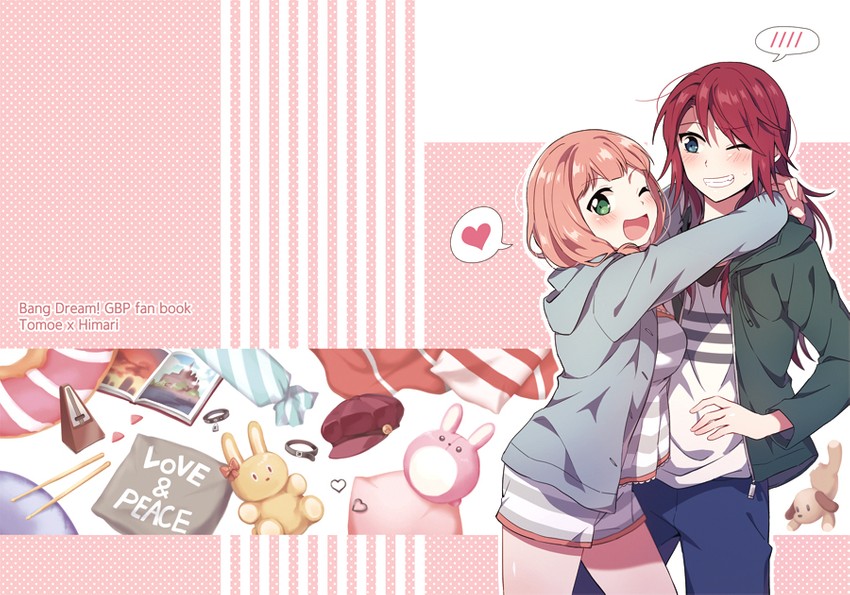 uehara himari and udagawa tomoe (bang dream!) drawn by re_ghotion