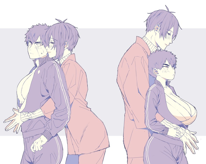 mikazuki munechika and doudanuki masakuni (touken ranbu) drawn by ouse_(otussger)