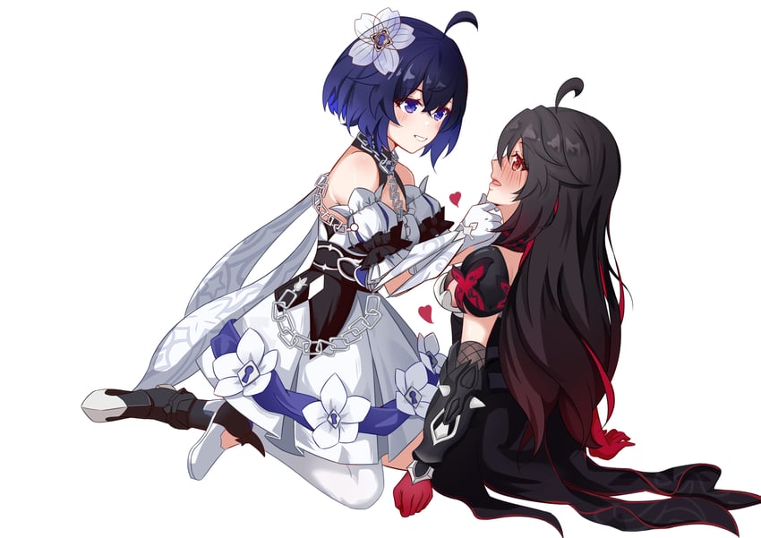 seele vollerei and seele (honkai and 1 more) drawn by bu_weizhuang