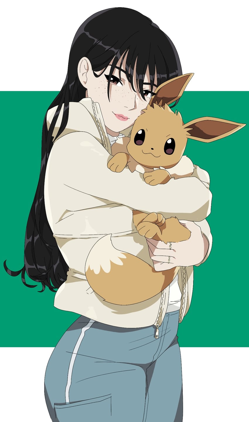 eevee (original and 1 more) drawn by r3dfive