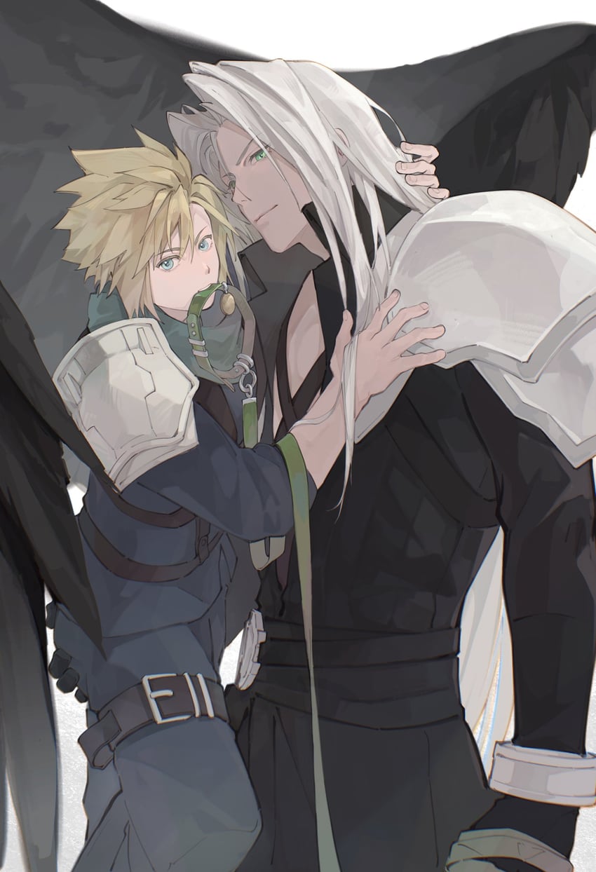 cloud strife and sephiroth (final fantasy and 3 more) drawn by mgt_85363