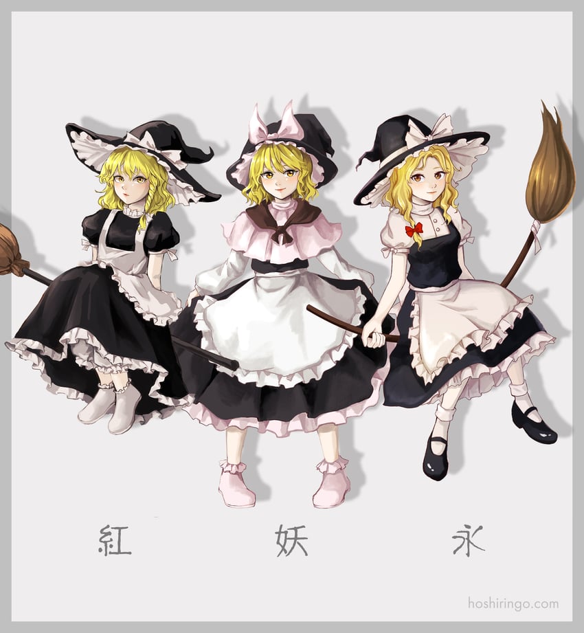 kirisame marisa (touhou and 3 more) drawn by hoshiringo0902