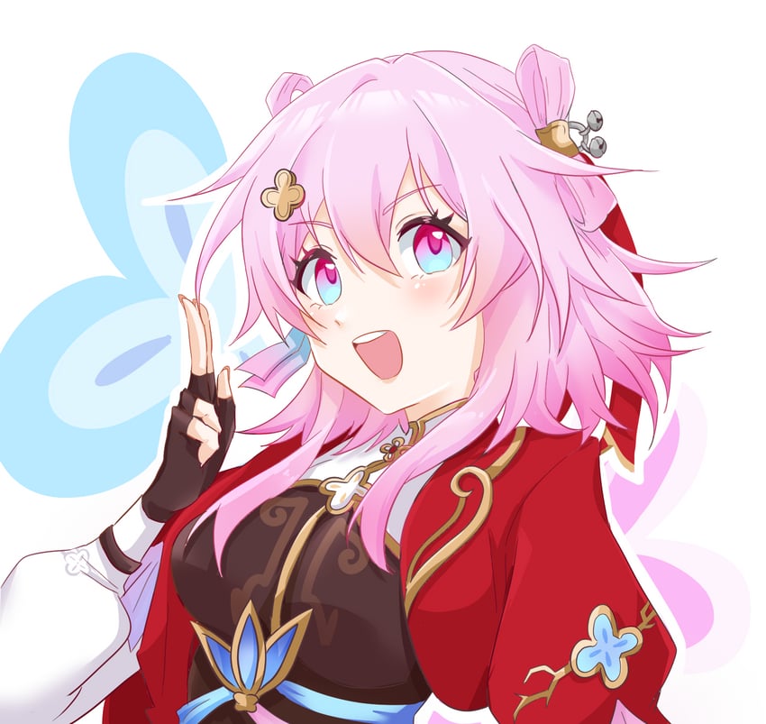 march 7th (honkai and 1 more) drawn by mibo_(mibo_mibi)