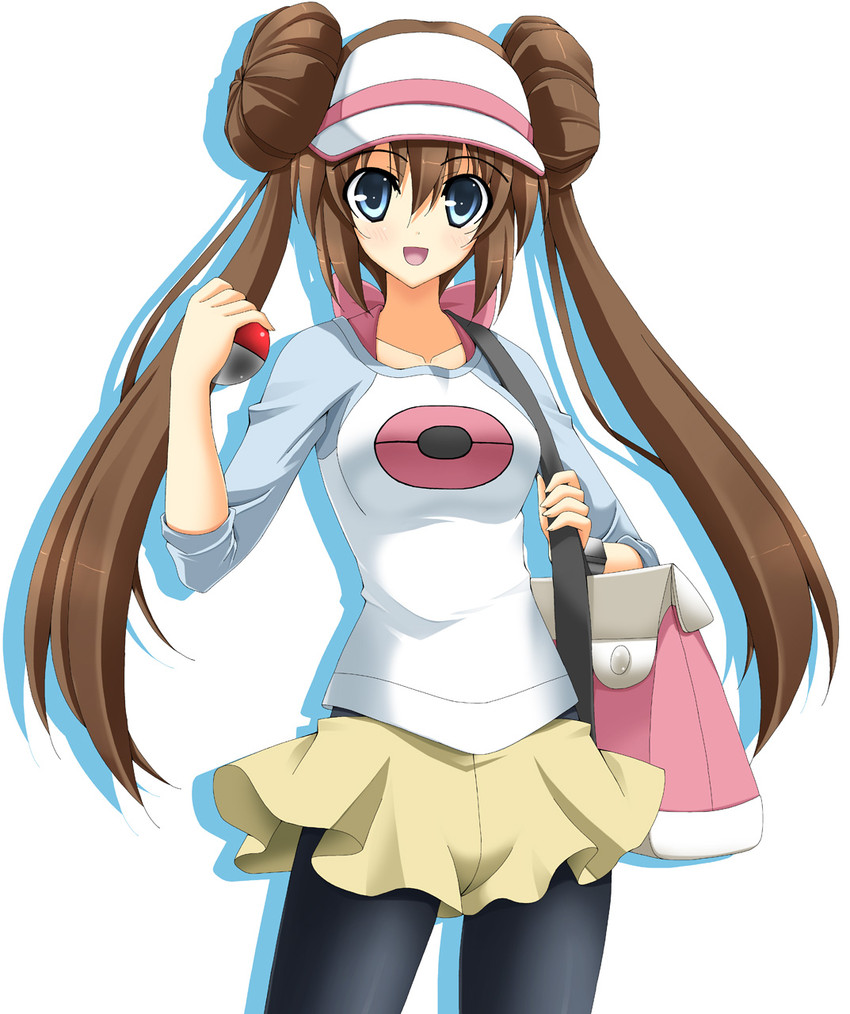 rosa (pokemon and 1 more) drawn by rappa_(rappaya)