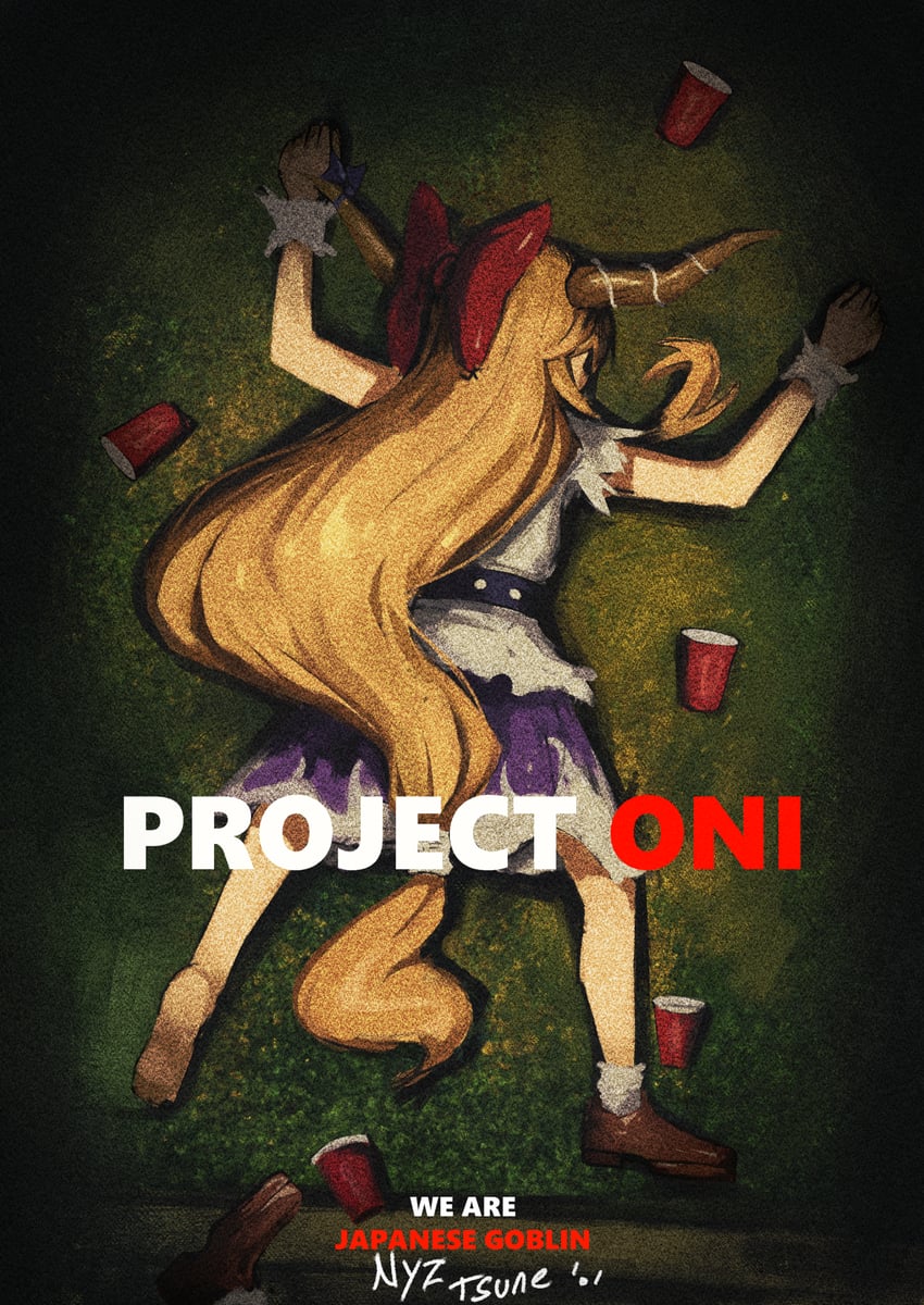 ibuki suika and yamin (touhou and 1 more) drawn by nagilamagykalz