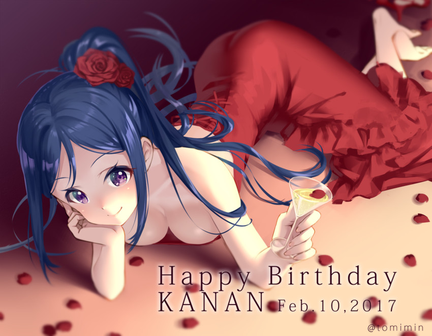 matsuura kanan (love live! and 1 more) drawn by tomiwo