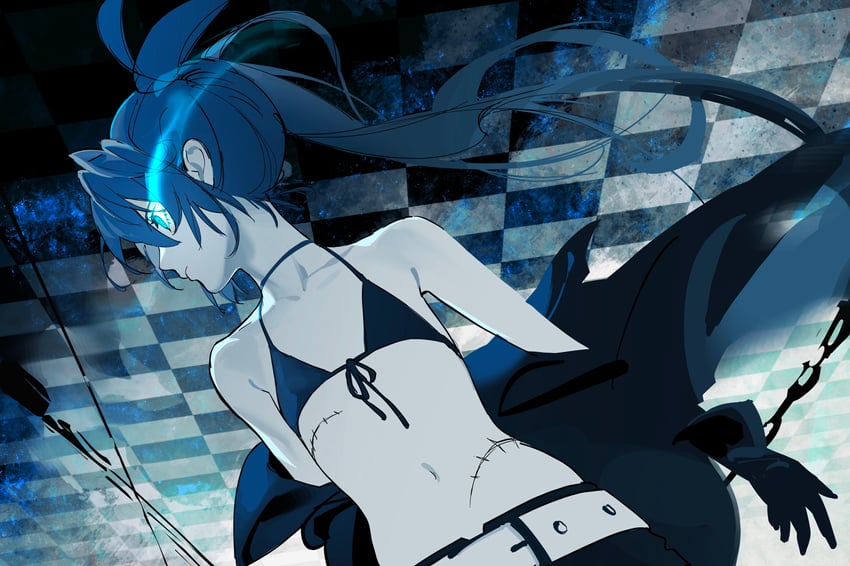 black rock shooter (black rock shooter) drawn by serpent_(pepepp39)