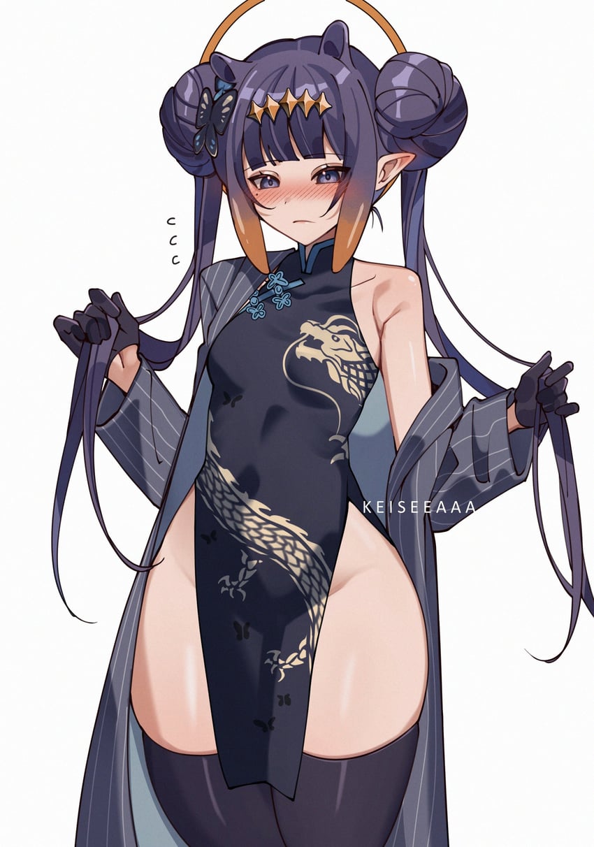 ninomae ina'nis and kisaki (blue archive and 2 more) drawn by keisea