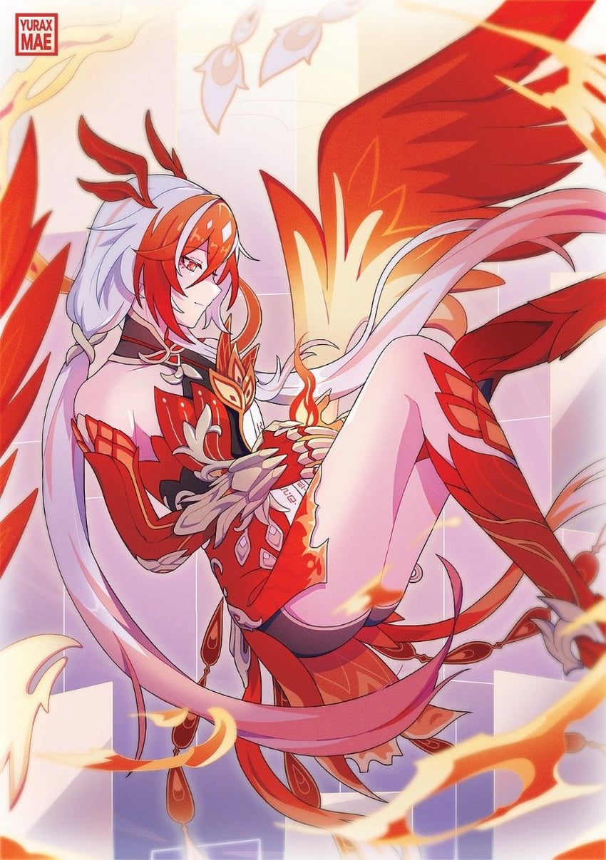 fu hua (honkai and 1 more) drawn by yurax-mae