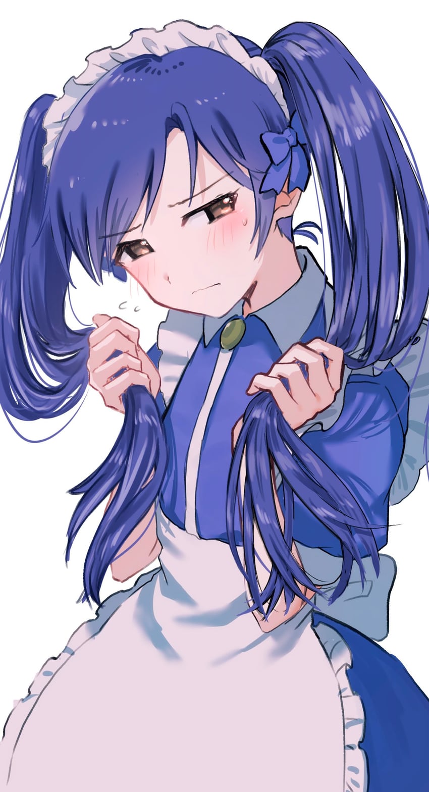 kisaragi chihaya (idolmaster and 2 more) drawn by miyagi