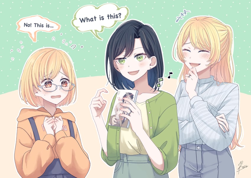 irene, maya, and mimi (original) drawn by reyravi1024
