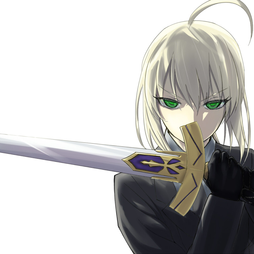 artoria pendragon and saber (fate and 1 more) drawn by dkoba