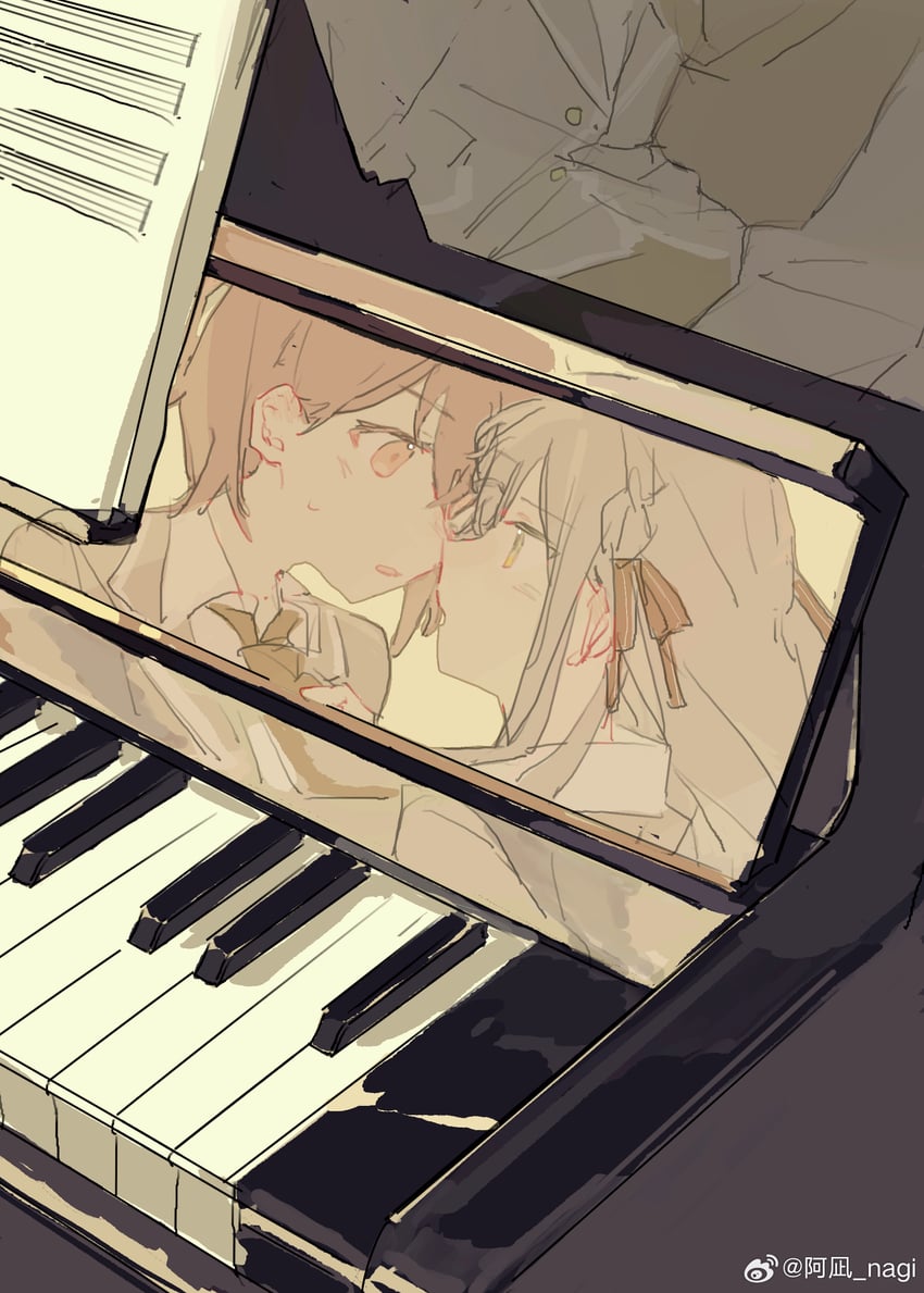 togawa sakiko and takamatsu tomori (bang dream! and 1 more) drawn by azhi_nagi