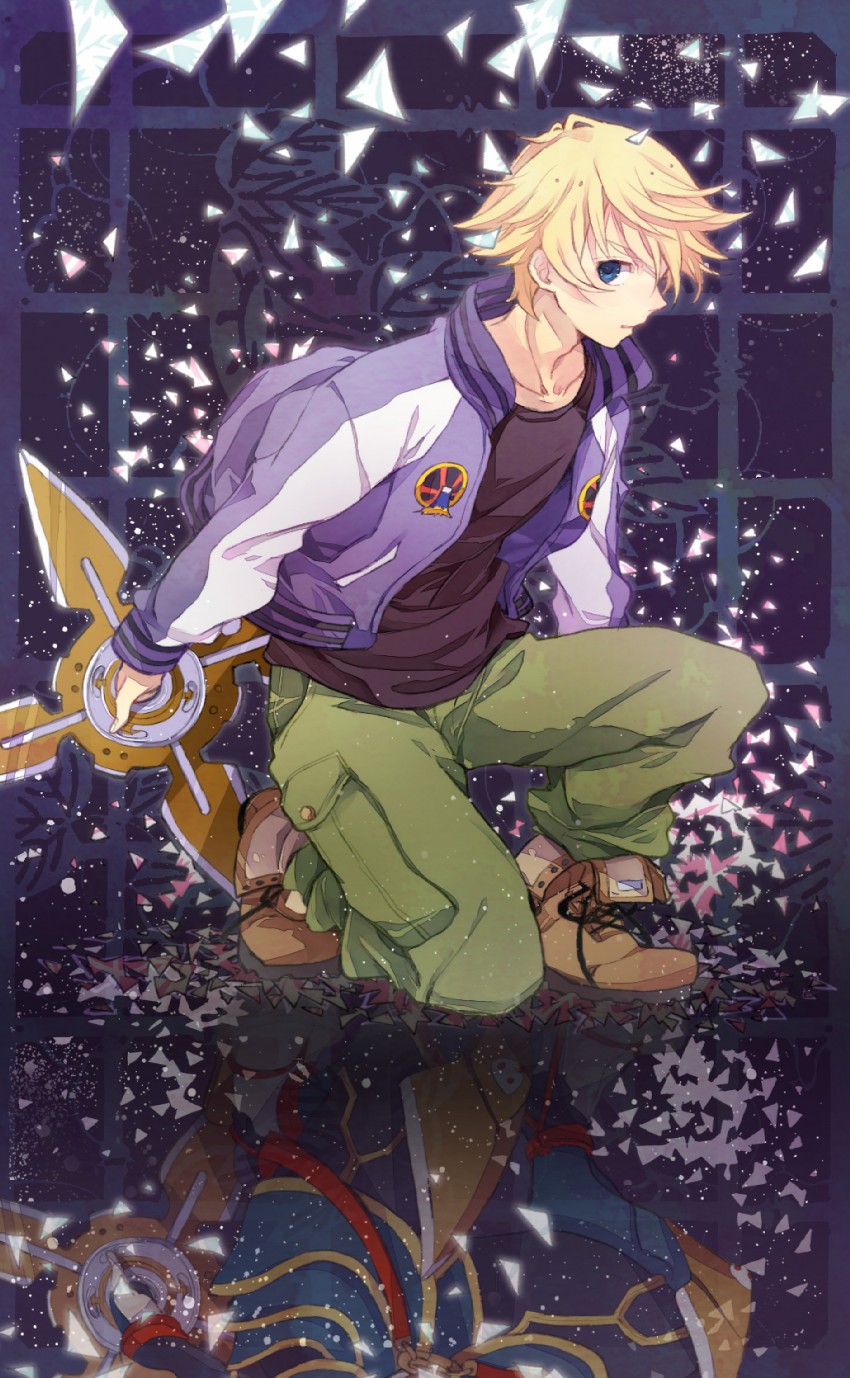 ivan karelin and origami cyclone (tiger & bunny) drawn by minmin_nemui