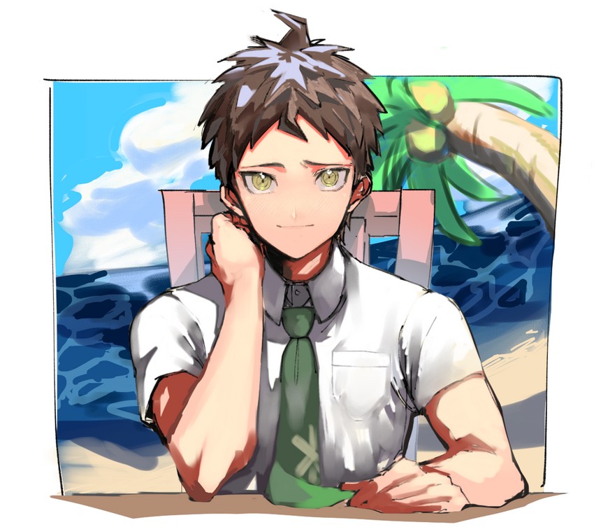 hinata hajime (danganronpa and 1 more) drawn by suzumetarou