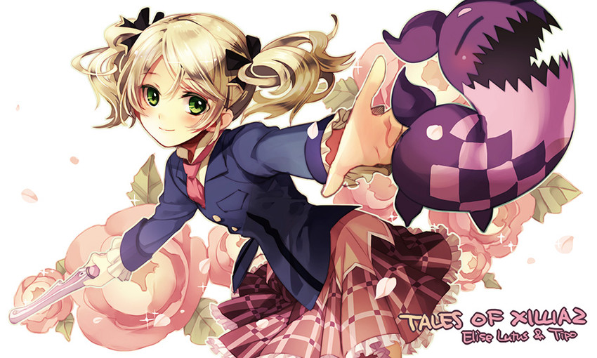 elize lutus and teepo (tales of and 2 more) drawn by maro_(nikeneko523)