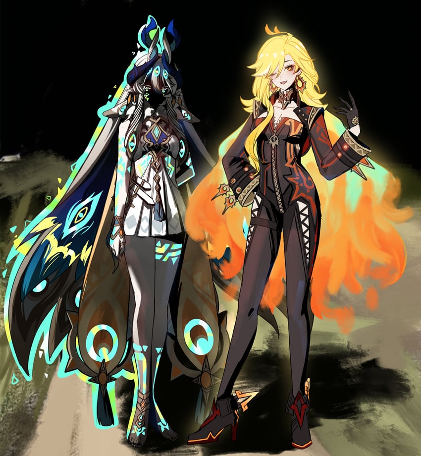 mavuika (original and 1 more) drawn by muyingzi976