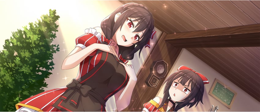 megumin and yunyun (kono subarashii sekai ni shukufuku wo! and 1 more)