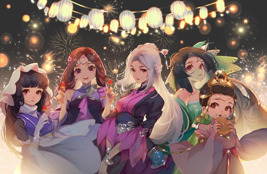 jianxia qingyuan and 1 more drawn by yi_er_san