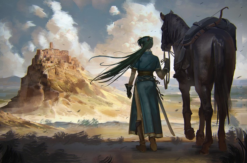 lyn (fire emblem and 1 more) drawn by illustman_(u_ip8s)