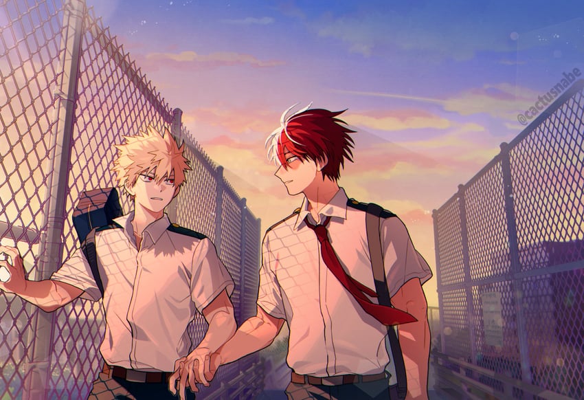 todoroki shoto (boku no hero academia) drawn by cactusnabe